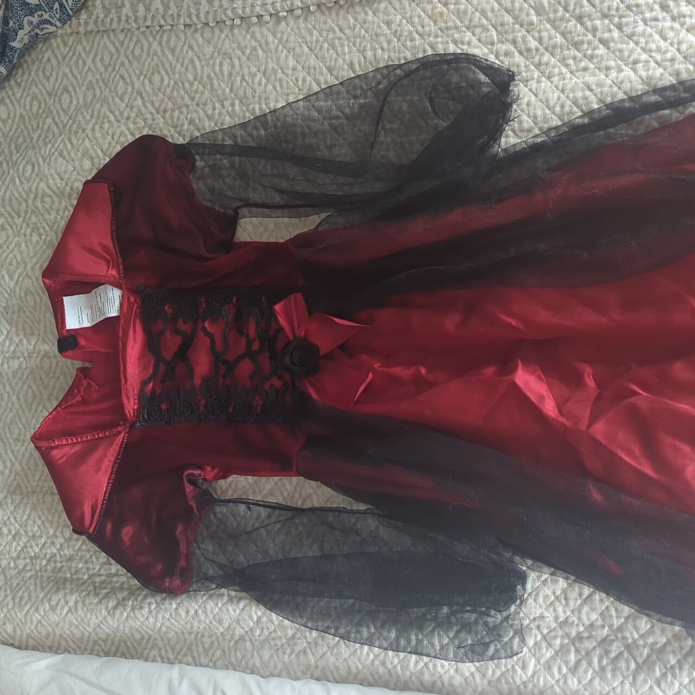 Girls princess vampire goth dress